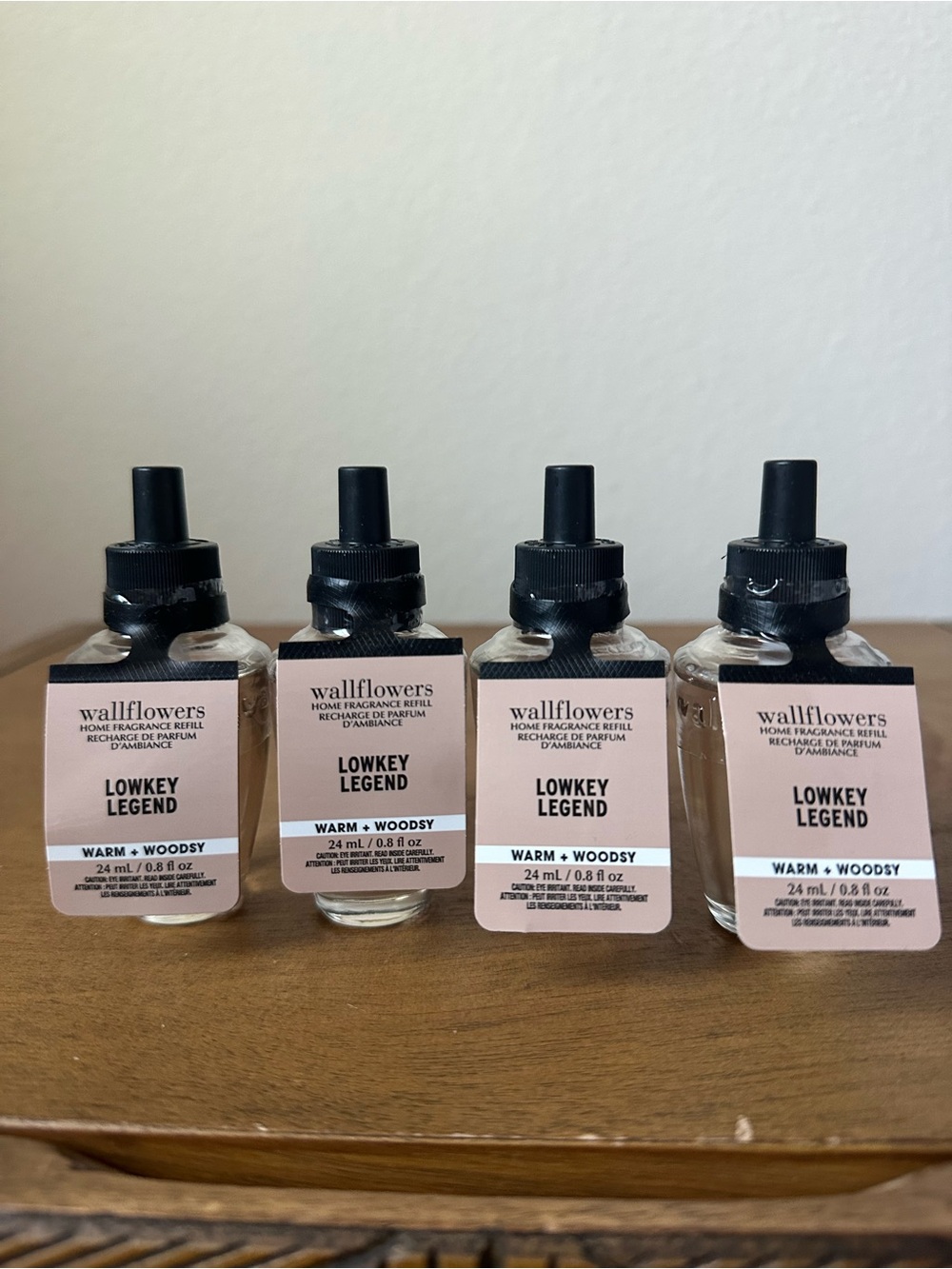 X4 Bath & Body Works Wallflowers Lowkey Legend wallflower scent Refills